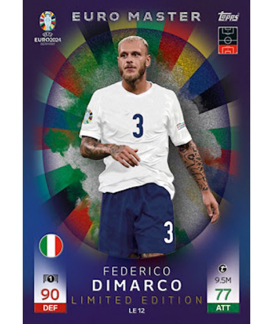 Topps Match Attax UEFA EURO 2024 Euro Master Limited Edition Federico Dimarco (Italy)